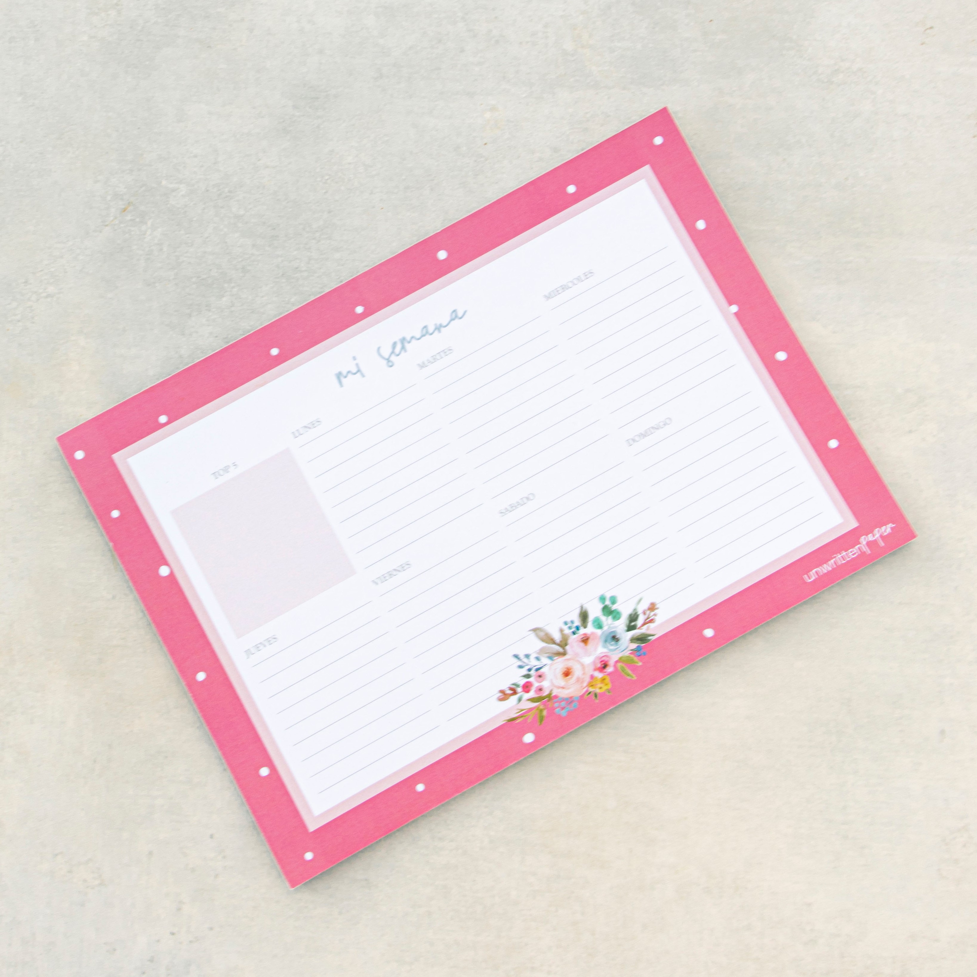 UWP Planner A4 Rosa Oscuro